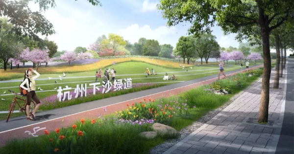 打造杭城首個(gè)環(huán)區(qū)綠道 杭州經(jīng)開(kāi)區(qū)啟動(dòng)環(huán)線景觀提升工程